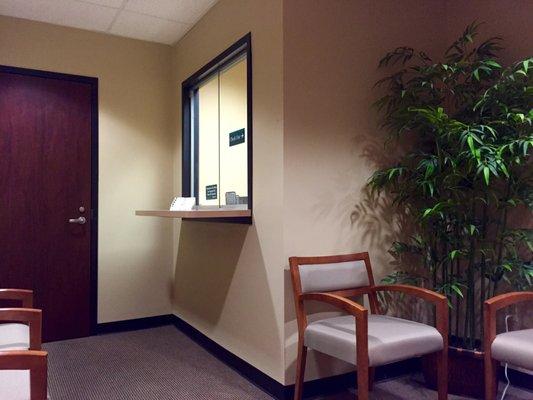 Another view of the waiting room.