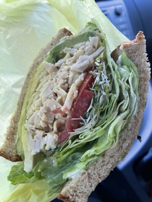 Chunky Turkey Sandwich w/avocado (+$1)