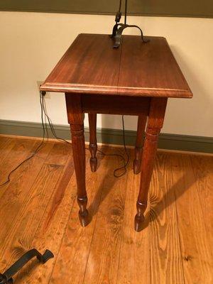 Tall side table