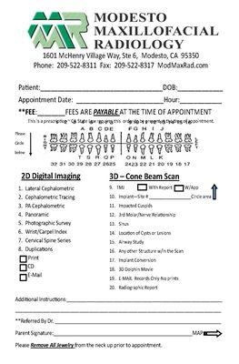 Modesto Maxillofacial Radiology