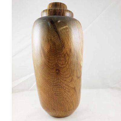 A custom-made urn made from White Oak.