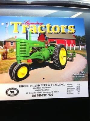 2013 tractor calendar