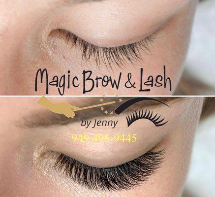 Lash extensions by Jenny