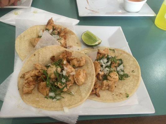 100% Mexican tacos Chicken