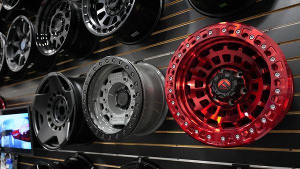 We offer a wide variety of wheels and tires for any application.