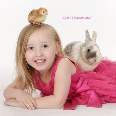 Big Apple Portraits-Chicks and Bunnies Sessions for Easter & Spring