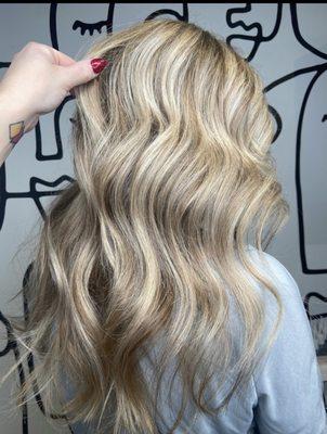 Blonde highlights