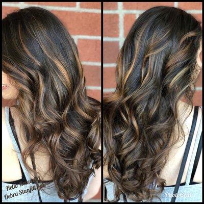 Caramel balayage