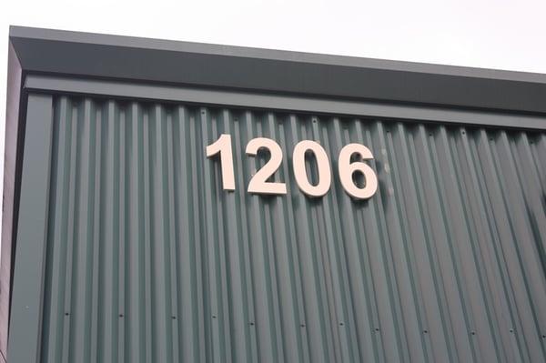 1/2" pvc Address Numbers