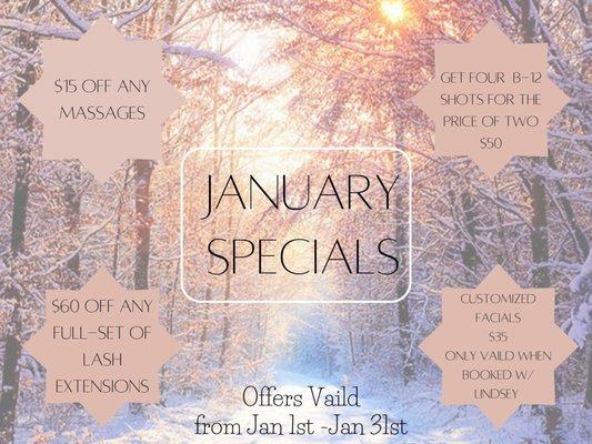 January Specials