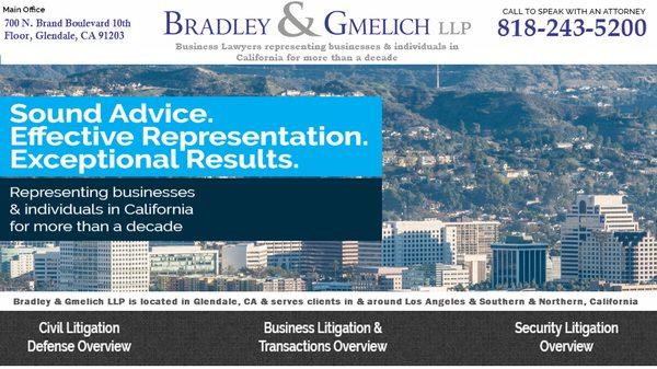 Bradley & Gmelich LLP is located in Glendale, CA and serves clients in and around Los Angeles and Southern and Northern California.