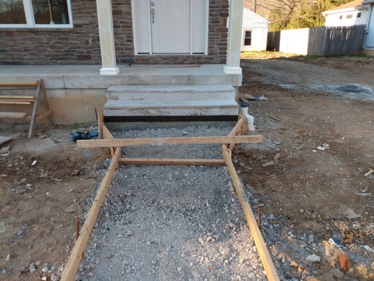 Farming the sidewalk as steps