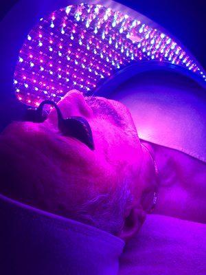 Celluma L.E.D light therapy - stimulating collagen production.