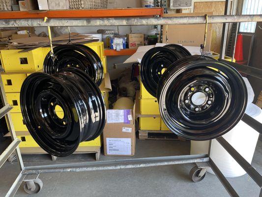 15" rims for a 1946 Chevy Pick up truck.