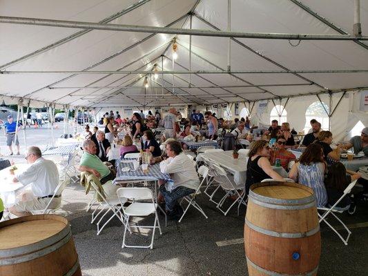 The big outdoor Beer Garden