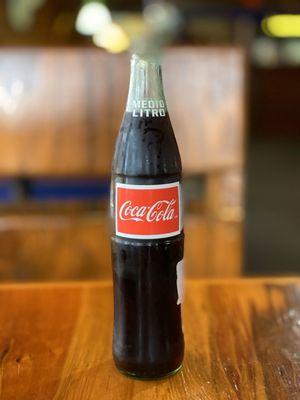 Ah! Coke from Mexico with cane sugar. NO HFC - taste the difference.