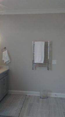 Towel warmer installation