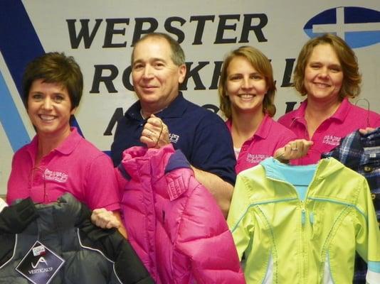 (L-R) Terri T. , Office Manager;  Dr. Joseph T. Lane, Doctor;  Laura S. , Receptionist; Lisa M. , Therapy Assistant.