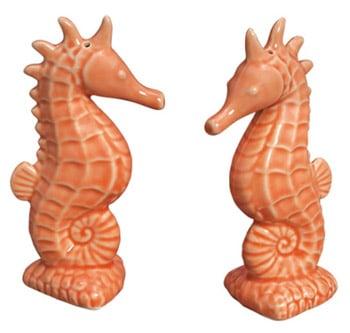 Seahorse salt and pepper shakers