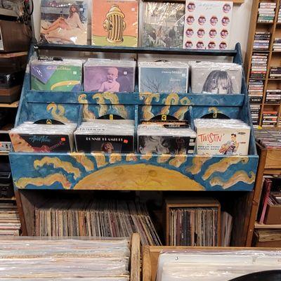 Vintage vinyl records