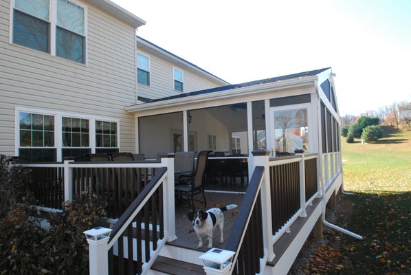 Sun porch addition