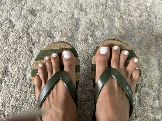 My spa pedicure today!