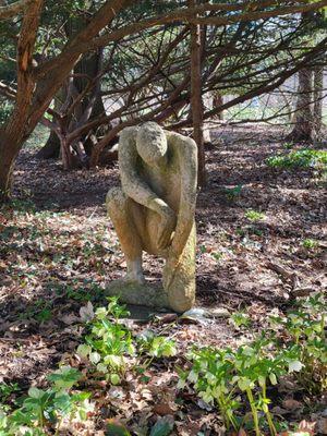 The Weary Gardener sculpture