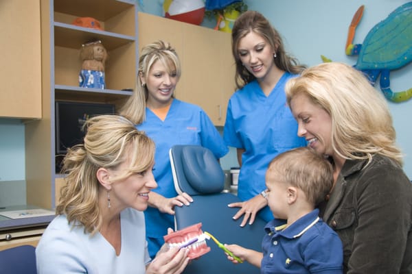 It's never early to learn how to brush - Pediatric Dentist Coppell, TX