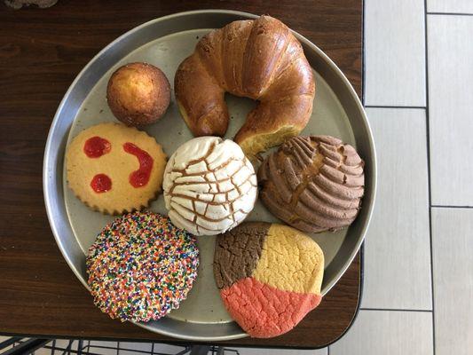 Variety of bread.