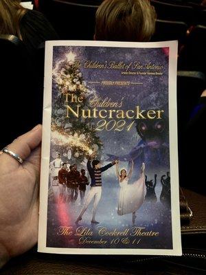 The Children's Nutcracker 2021 program