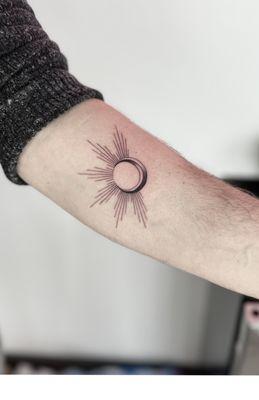 Sun Moon Tattoo