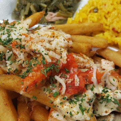 Seafood Fries, Crab and shrimp