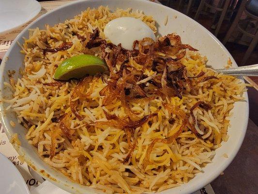 Chicken dum biryani