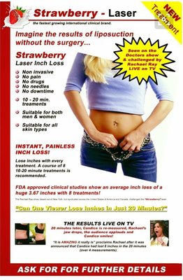 Melt away fat with the Strawberry Lipo Laser. Call 281.412.0900