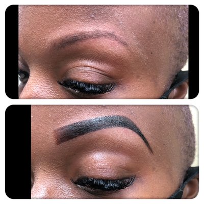 Eyebrows tinting