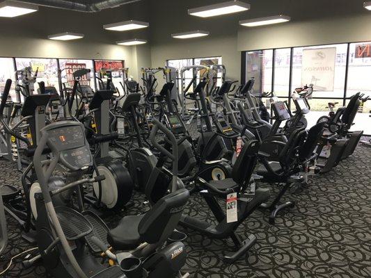 Matrix Fitness Exercise Bikes, Octane Seated Ellipticals, and other top brands in home fitness.