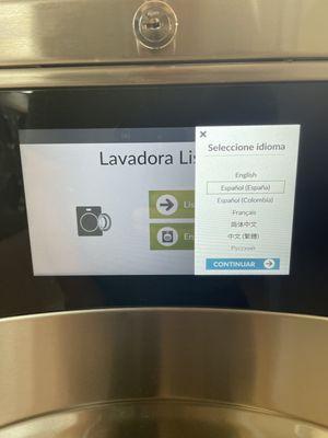 TR Laundromat machines operate in 30+ languages via our easy to use touch screens!