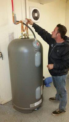 Specializing in all water heater repairs and replacements.