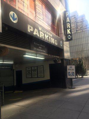 MPG: Manhattan Parking Manhattan Enterprises indoor valet parking garage