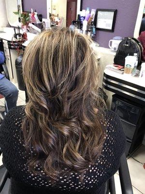 Multi colored lowlights / highlights