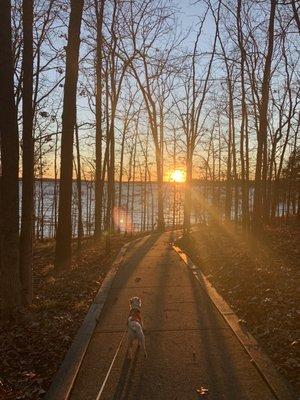 Path to fishing dock/ amphitheater