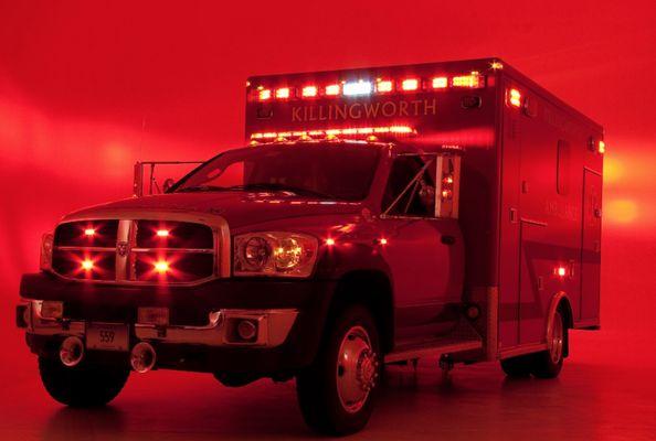 Ambulance 559 with Whelen M Series Super-LED lightheads