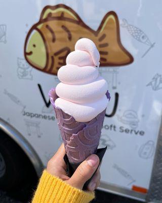 Cherry Blossom soft serve