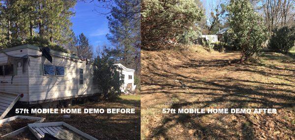 Rotting Mobile Home Eyesore? We Make It Go Away!