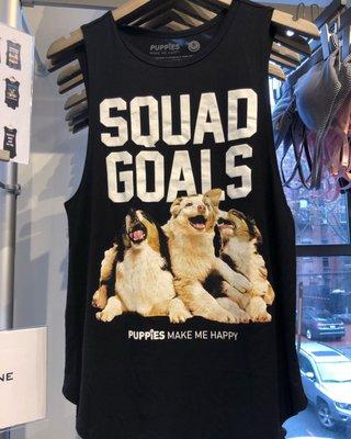 Brand: Puppies Make Me Happy. Super comfy tanks.