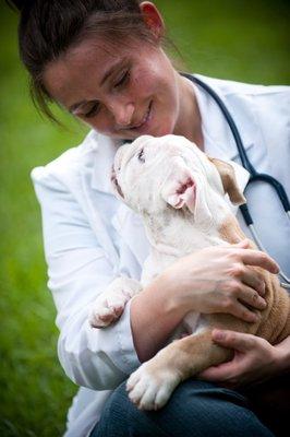 Dr. Trish Johnson and Bella girl