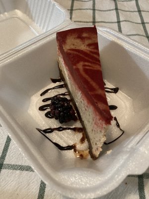 Sorrel cheesecake.