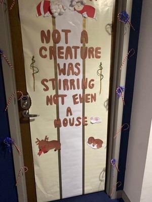 Door decorating competition