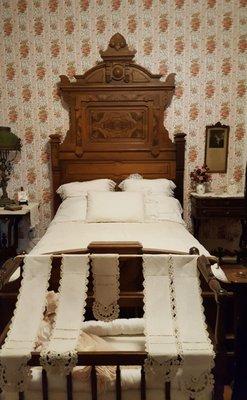 Victorian bed.