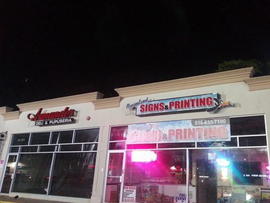 Hempstead Signs & Printing offer Light Boxes, Channel Letters and all types of store front signs